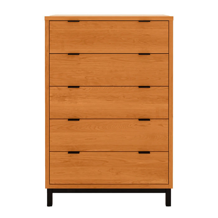 Solace Five Drawer Chest — Cherry wood reference; selected finish may differ