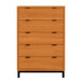 Solace Five Drawer Chest — Cherry wood reference; selected finish may differ