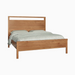 Solace Panel Bed Low Footboard — Cherry wood reference; selected finish may differ
