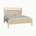 Solace Panel Bed Low Footboard — Maple wood reference; selected finish may differ