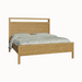 Solace Panel Bed Low Footboard — Oak wood reference; selected finish may differ