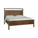 Solace Panel Bed Low Footboard — Walnut wood reference; selected finish may differ