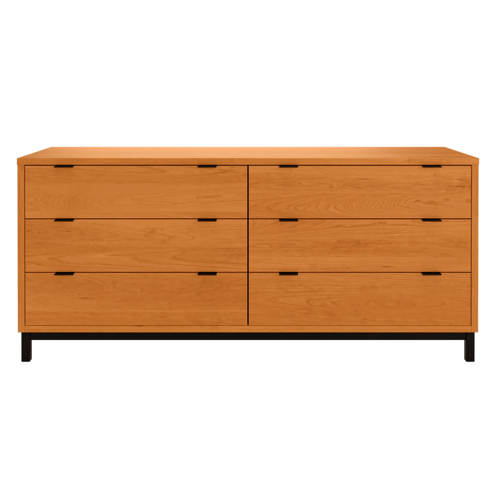 Solace Six Drawer Dresser — Cherry wood reference; selected finish may differ