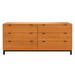 Solace Six Drawer Dresser — Cherry wood reference; selected finish may differ