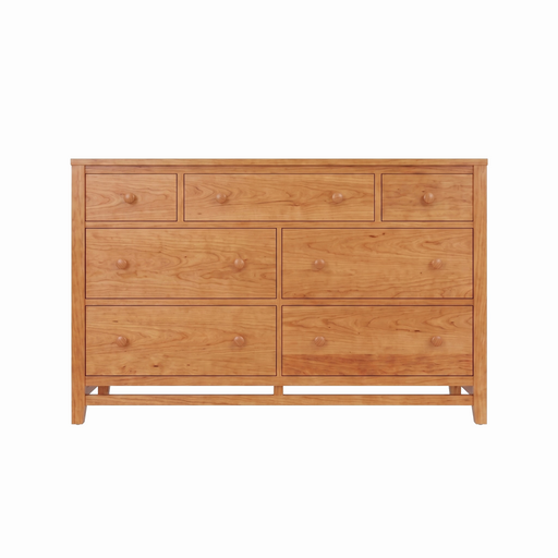 Stratton Seven Drawer Dresser — Cherry wood reference; selected finish may differ