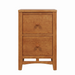 Stratton Two Drawer Nightstand — Cherry wood reference; selected finish may differ