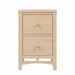 Stratton Two Drawer Nightstand — Maple wood reference; selected finish may differ