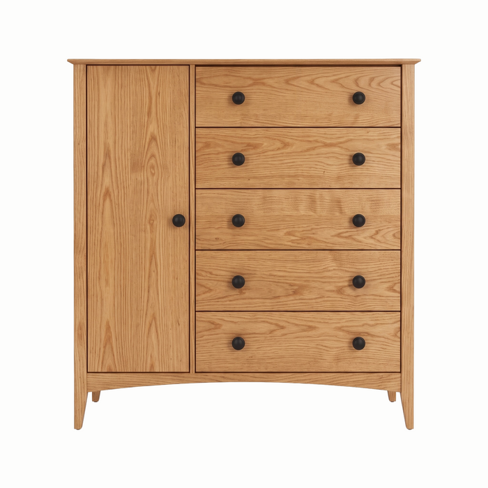 Traditional Armoire — Oak wood reference; selected finish may differ