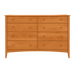 Traditional Eight Drawer Dresser — supplier reference image 1; selected finish may differ