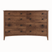 Traditional Eight Drawer Dresser — Walnut wood reference; selected finish may differ