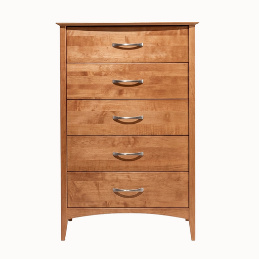 Urban Five Drawer Chest — Cherry wood reference; selected finish may differ