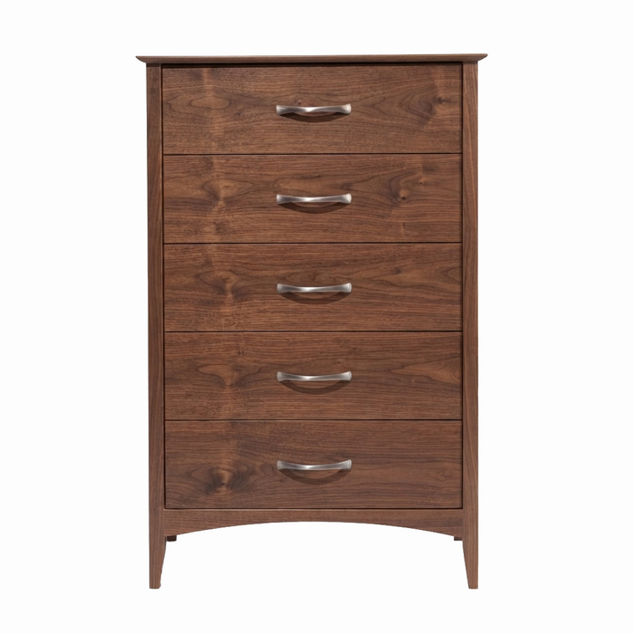 Urban Five Drawer Chest — Walnut wood reference; selected finish may differ