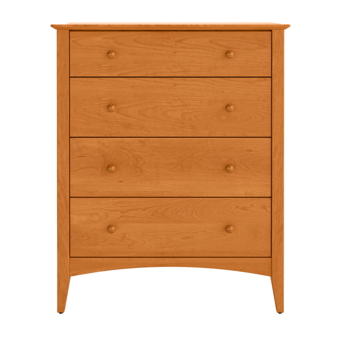 Traditional Four Drawer Chest — supplier reference image 1; selected finish may differ