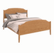 Traditional Panel Bed High Footboard — Oak wood reference; selected finish may differ
