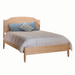 Traditional Panel Bed Low Footboard — Maple wood reference; selected finish may differ