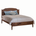 Traditional Panel Bed Low Footboard — Walnut wood reference; selected finish may differ