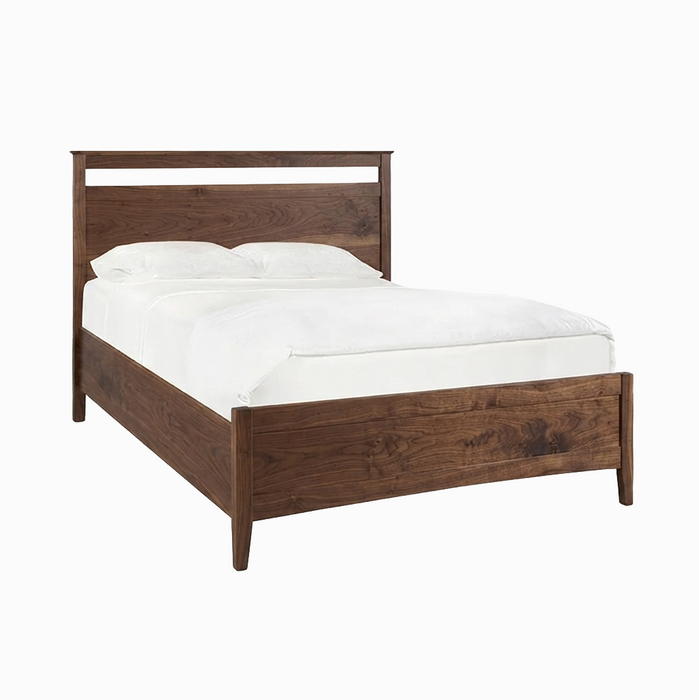 Weybridge Panel Bed Low Footboard — Walnut wood reference; selected finish may differ