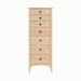 Traditional Seven Drawer Lingerie Chest — Maple wood reference; selected finish may differ