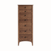 Traditional Seven Drawer Lingerie Chest — Walnut wood reference; selected finish may differ