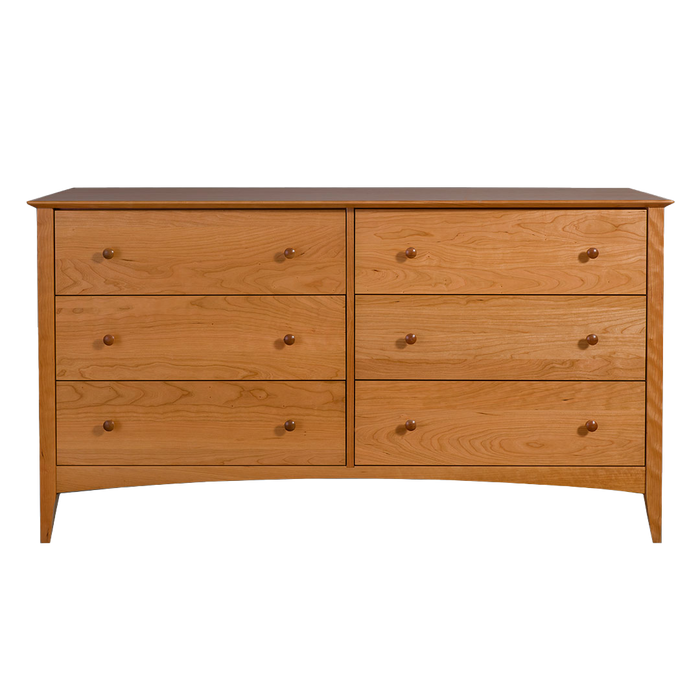 Traditional Six Drawer Dresser — supplier reference image 1; selected finish may differ