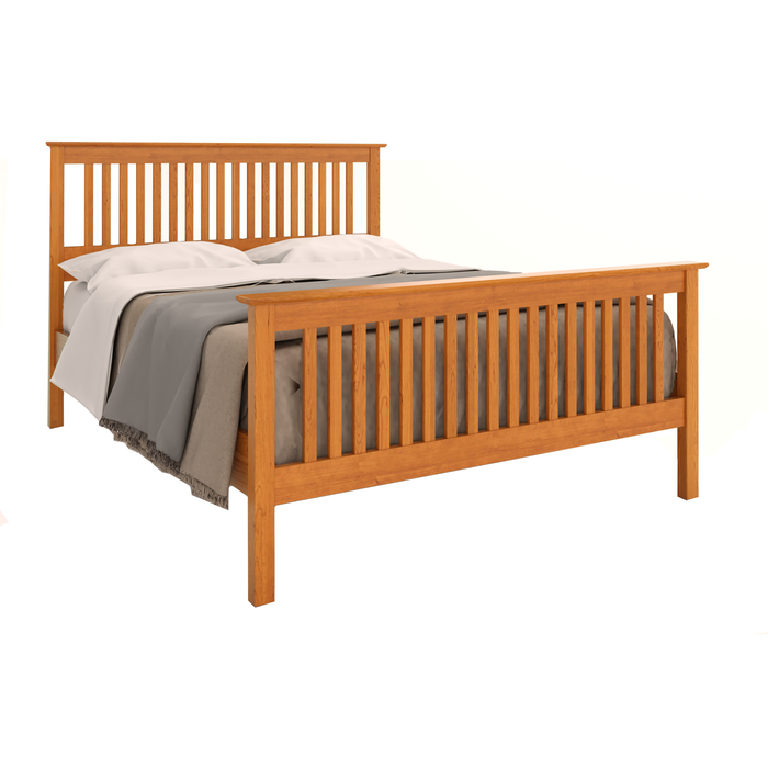 Traditional Slat Bed High Footboard — supplier reference image 1; selected finish may differ