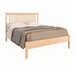 Traditional Slat Bed Low Footboard — Maple wood reference; selected finish may differ