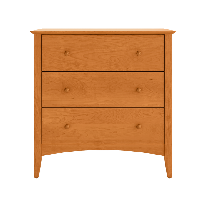 Traditional Three Drawer Chest — supplier reference image 1; selected finish may differ