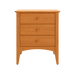 Traditional Three Drawer Nightstand — supplier reference image 1; selected finish may differ