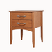 Urban Two Drawer Nightstand — Cherry wood reference; selected finish may differ