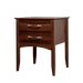Urban Two Drawer Nightstand — Maple wood reference; selected finish may differ