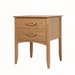 Urban Two Drawer Nightstand — Oak wood reference; selected finish may differ