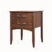 Urban Two Drawer Nightstand — Walnut wood reference; selected finish may differ