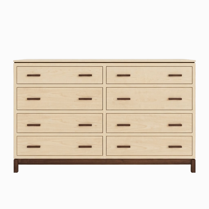 Truman Eight Drawer Dresser — Maple wood reference; selected finish may differ