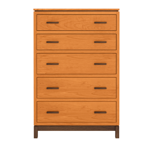 Truman Five Drawer Chest — Cherry wood reference; selected finish may differ