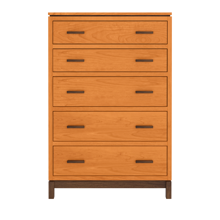 Truman Five Drawer Chest — Cherry wood reference; selected finish may differ