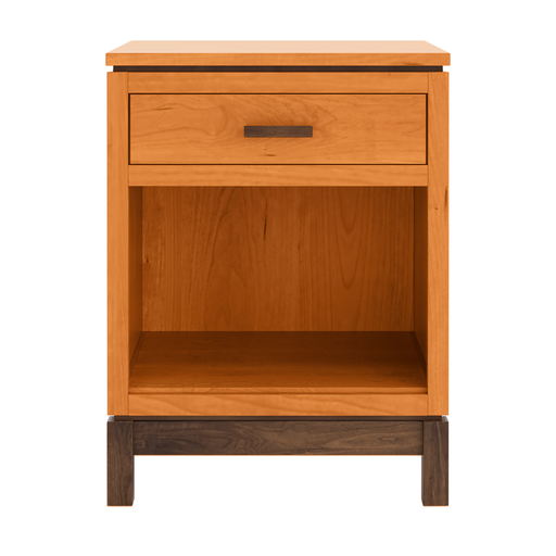 Truman One Drawer Nightstand — Cherry wood reference; selected finish may differ