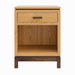 Truman One Drawer Nightstand — Oak wood reference; selected finish may differ