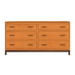 Truman Six Drawer Dresser — Cherry wood reference; selected finish may differ