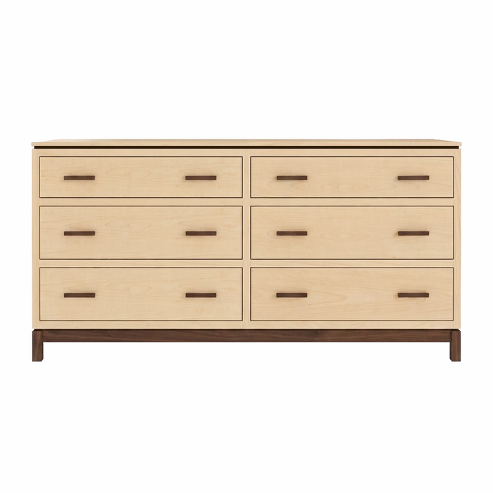 Truman Six Drawer Dresser — Maple wood reference; selected finish may differ