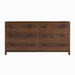 Truman Six Drawer Dresser — Walnut wood reference; selected finish may differ
