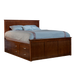 Urban Captains Panel Bed 6x6 — Maple wood reference; selected finish may differ