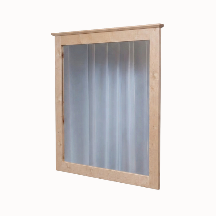 Urban Mirror — Maple wood reference; selected finish may differ