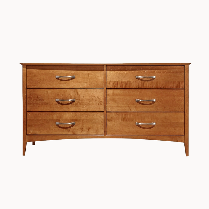 Urban Six Drawer Dresser — Cherry wood reference; selected finish may differ
