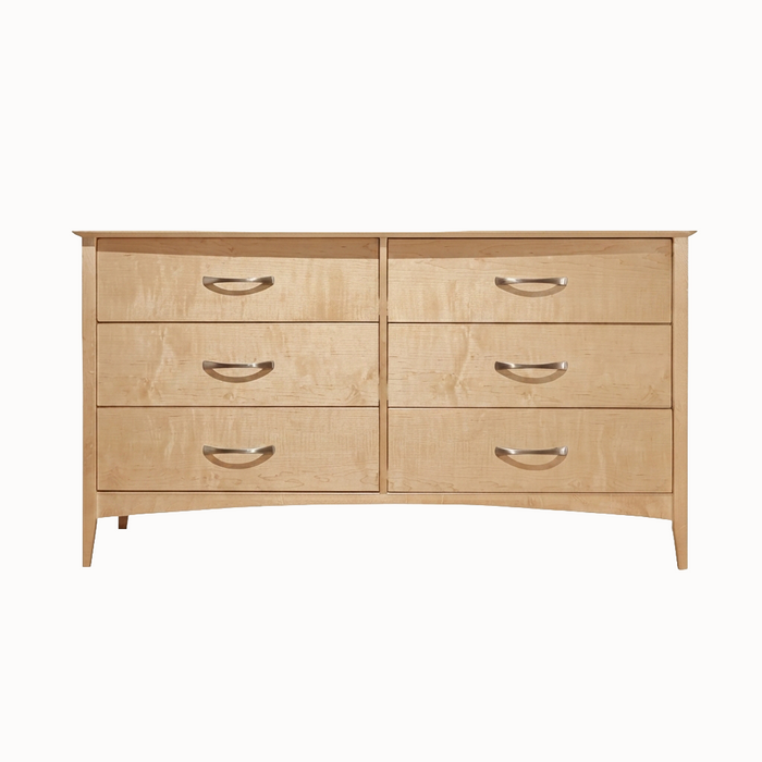 Urban Six Drawer Dresser — Maple wood reference; selected finish may differ