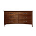 Urban Six Drawer Dresser — Maple wood reference; selected finish may differ