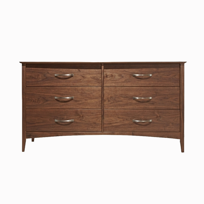 Urban Six Drawer Dresser — Walnut wood reference; selected finish may differ