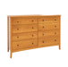 Wellesley Eight Drawer Dresser — Cherry wood reference; selected finish may differ