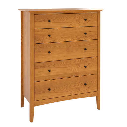 Wellesley Five Drawer Chest — Cherry wood reference; selected finish may differ