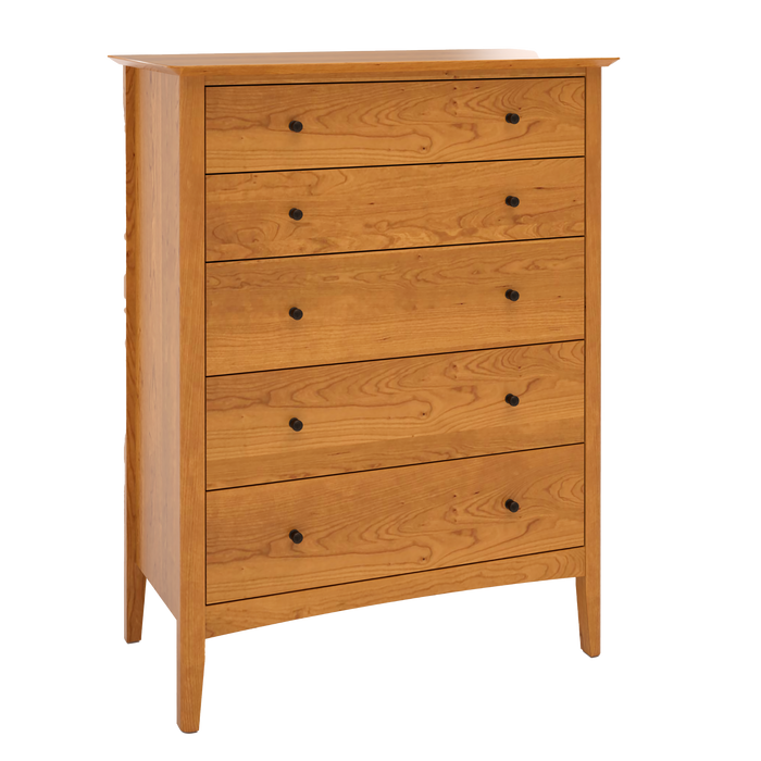 Wellesley Five Drawer Chest — Cherry wood reference; selected finish may differ