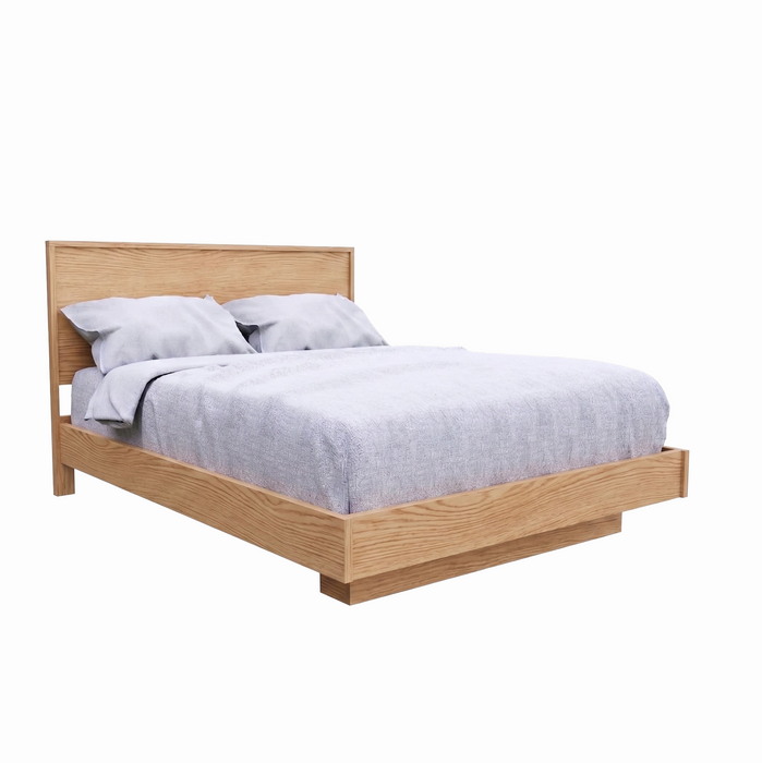 Sheffield Panel Bed Low Footboard — Oak wood reference; selected finish may differ